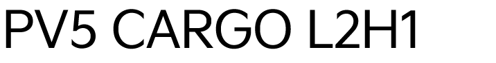 PV5 Cargo L2H1